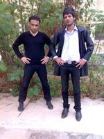 me and my best friend muhamad on my left. good olden days at college