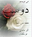اگر سر به سینه ام گذاری خواهی شنید صدای قلبی را که روزی خون سرخ عشق از آن فوران می کرد صدای قلبی را که تک تک ضربانش در امید دیدار دوباره می تپید. اما امروز آن قلب با کوچکترین تلنگری خواهد مرد و ضربانش به دنیال تیک تیک ساعت می دوند تا روزی سنگینی سرد خاک را بر پیکر بی جانش احساس کند. آن پیکری که هیچکس به غرورش احترام نگذاشت. آن پیکری که روزی نام تو را در تمام وجودش فریاد زد و تو آنرا نشنیدی. چه کسی خراب کرد کلبه آرزوهایم را ؟ و شکست آن غروری را که وجودش را در نگاههای سرد تو خشکاندم. و چه کوتاه بود همسفر تو بودن درجاده سرنوشت! 