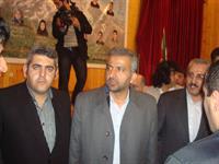 استاد مهدی نعمتی درکنار مهندس پریچهره ریاست محترم ادارکل تربیت بدنی استان مازندران