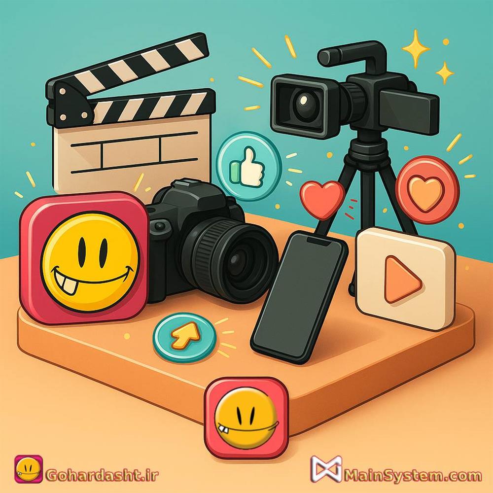 🎬 ساخت ویدیو و ریلز حرفه‌ای، تبلیغاتی و هوش مصنوعی در شرکت گوهردشت و مین سیستم