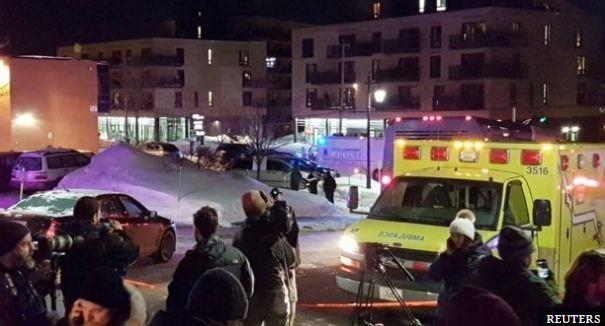 شش مسلمان توسط تروریست های کانادایی در حال عبادت به  قتل رسیدند 