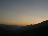 مسیر به سمت روستای یوش