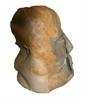 sculpture: two faces.
quality: clay.