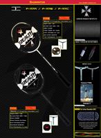 f117-a and f117-b badminton rackets