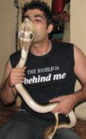  practicing my snake charming skills in india