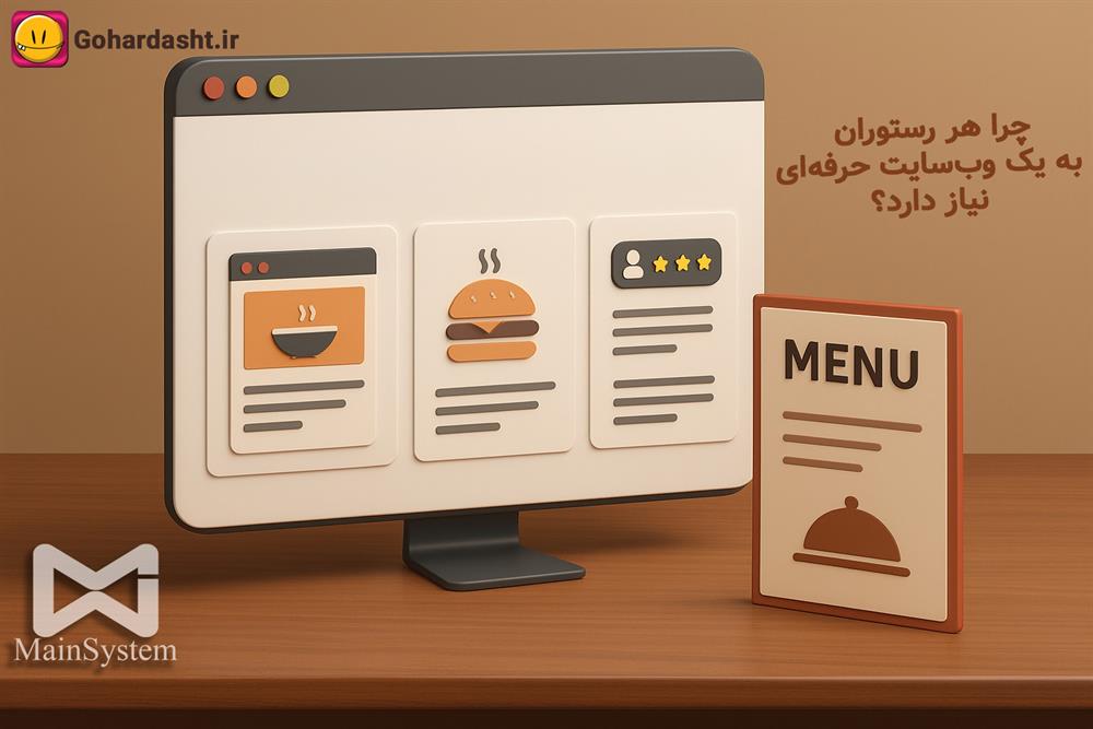 🍴 چرا هر رستوران به یک وب‌ سایت حرفه‌ای نیاز دارد؟