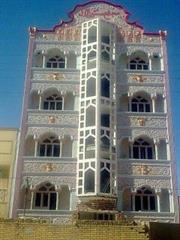 نماکاری ساختمان رومی سیمانبری سنگ رومی