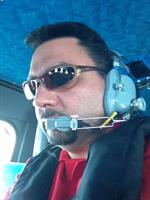 in helicopter